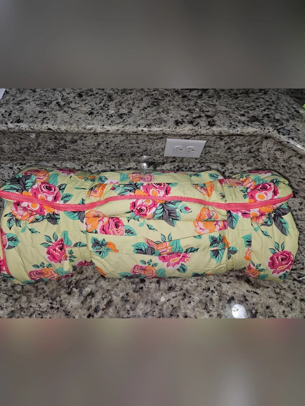 Matilda Jane Ruffled Sleeping Bag - Blanket One Size Pink Yellow Orange - Picture 9 of 12